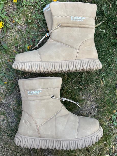 Oteplené čižmy raz obuté, loap,37