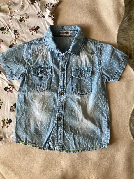 Opaľovačky, košeľa a kraťase 92, h&m,92