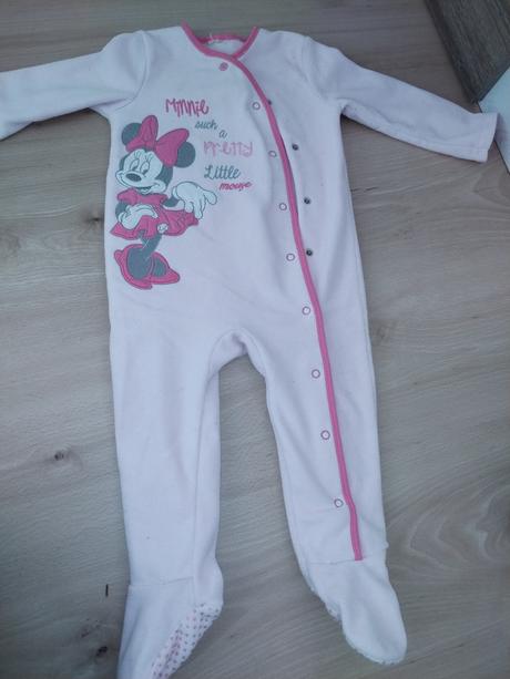 Flisovy overal minnie f&f jar, jeseň dl 65-67 cm, f&f,80