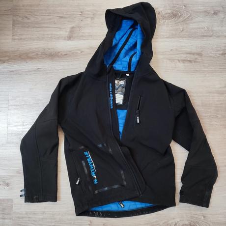 Softshellová bunda čierna 140, 140