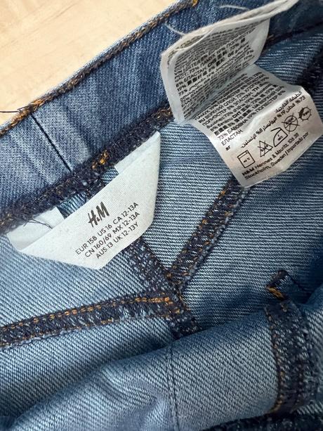 Dievčenské rifle h&m veľ. 158, h&m,158