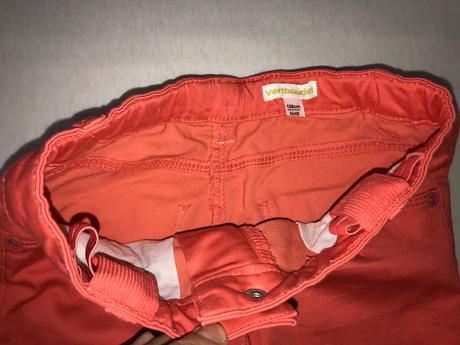 Strecove nohavice vertbaudet s regulov. pasom, vertbaudet,104