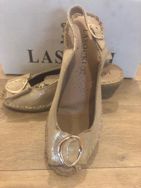 Zlate sandálky lasocki, lasocki,36