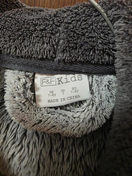 Sivý chlapčenský župan, f&f,122