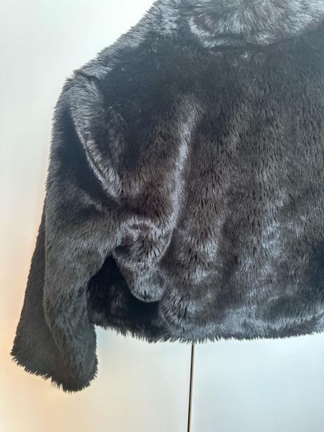 Orsay čierne kozusinove bolerko xs, orsay,xs