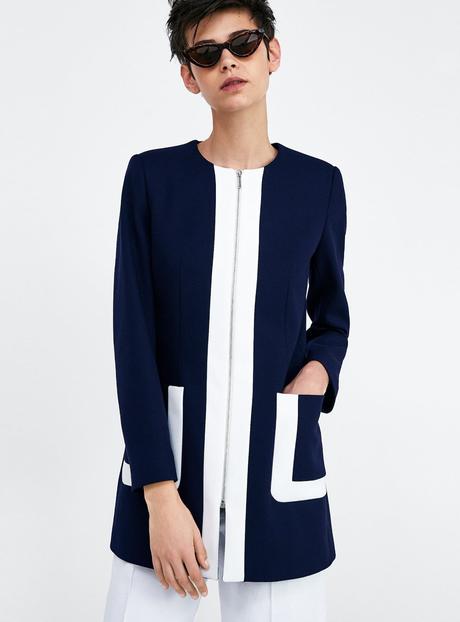 Zara kabat v sakovom style vel.s/m, zara,m / s