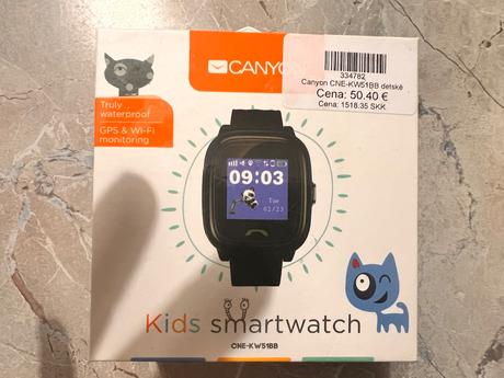 Detské smart watch canyon, 