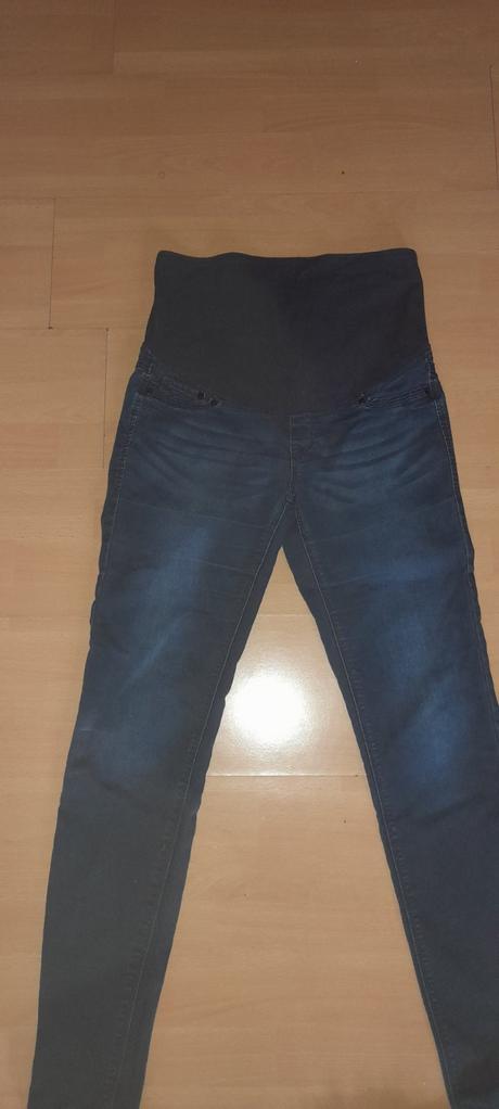 Rifle tehotenske, denim,36