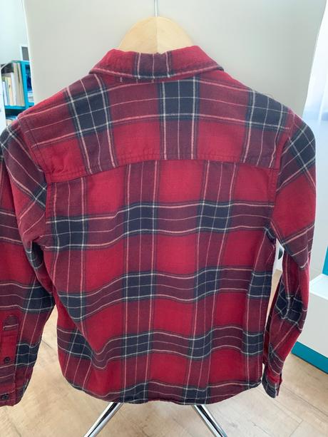 Košeľa karovana, abercrombie&fitch,128