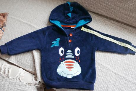 Mikina dino - top stav, lupilu,86