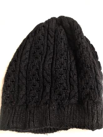 Pletená čiapka beanie, l