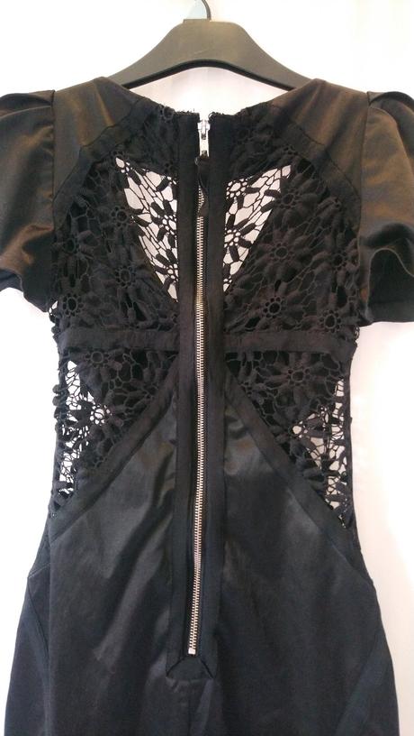 Dámske čierne šaty, gold by giles, new look,xs