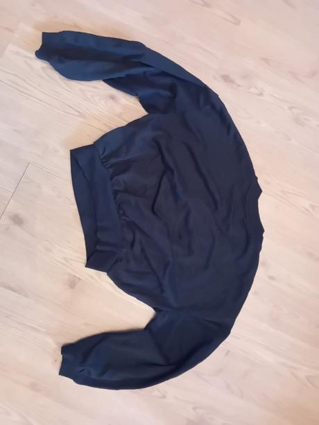 Mikina black pink, h&m,146