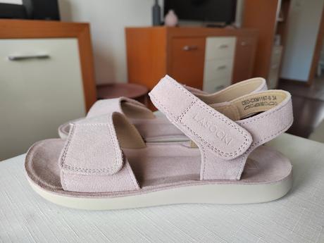 Sandále lasocki - pink v.34, lasocki,34