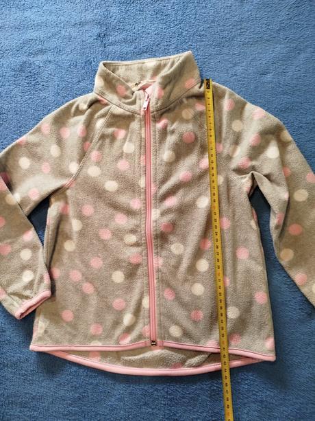 Tenšia flísová mikinka, h&m,110