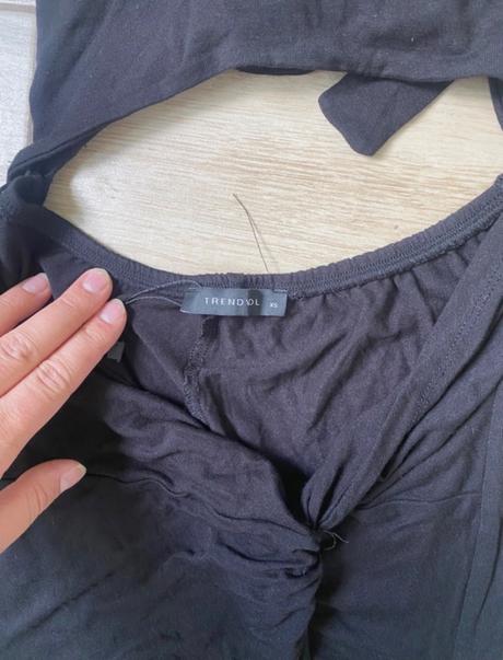 Čierne letne šatky, xs