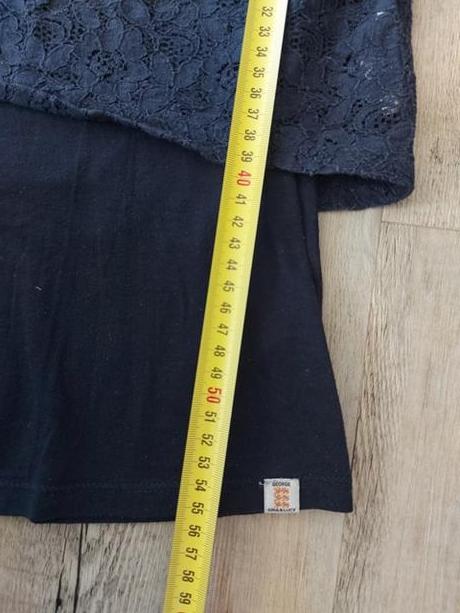 Tmavomodre dvojvrstvové tricko, 164