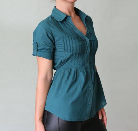 Letná bavlnená košeľa - dámska/dievčenská, 34