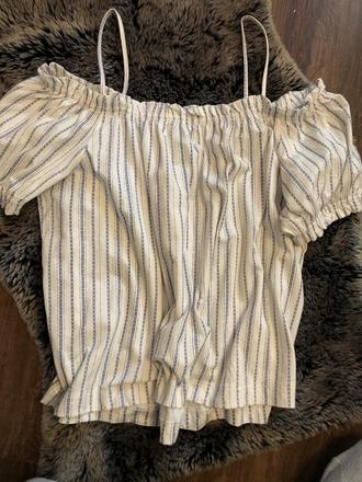 Dámske tričko na ramená h&m, s