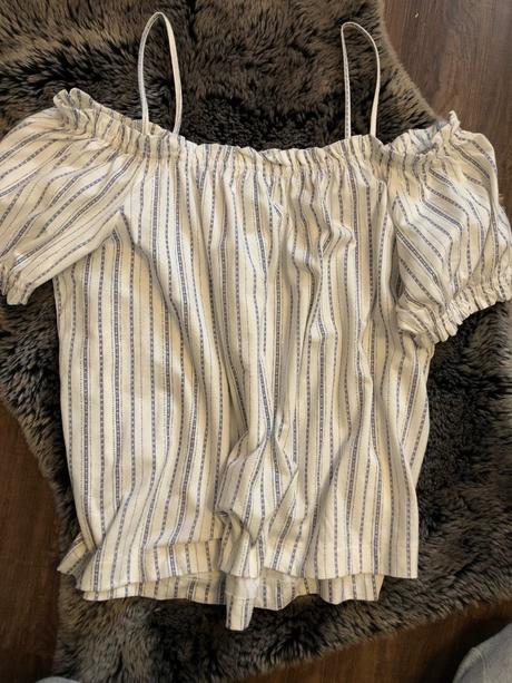 Dámske tričko na ramená h&m, s