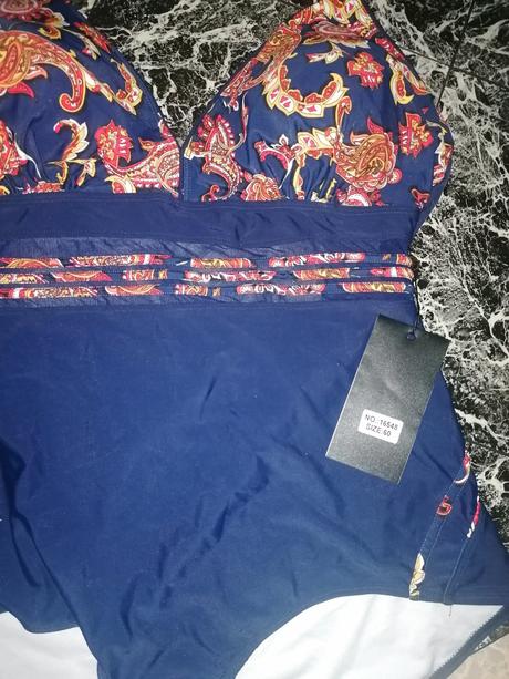 Plavky krasny vzor, s visackou, velke 60, 60