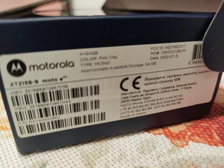 Motorola e 40, top stav,
