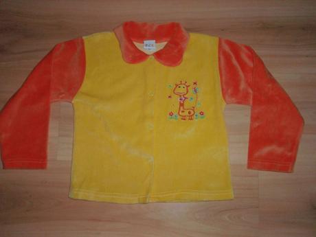 Velurova košielka/ kabatik č.92 - (1x oblecene), 92
