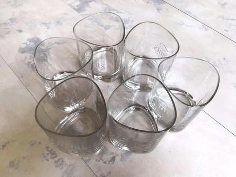 Trojuholníkové poháre grants 6 ks, 