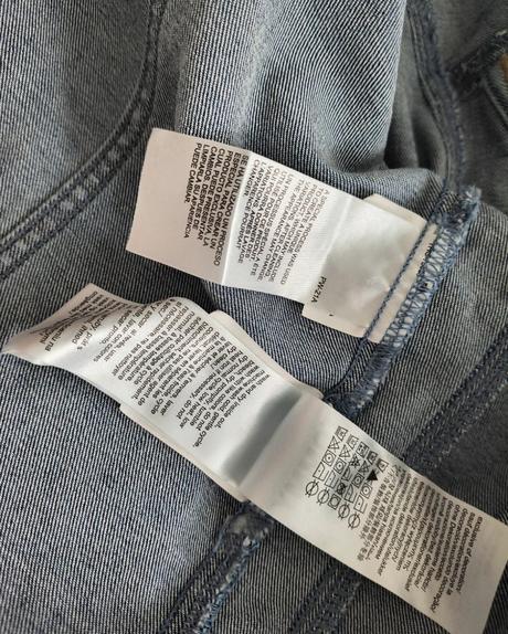 Tommy jeans riflová elastická bunda s-m, tommy hilfiger,s