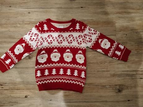 Zateplený sveter s vianočným motívom, pepco,92