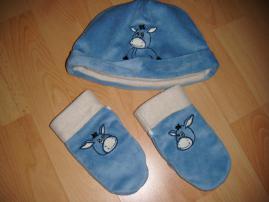 Čiapka+rukavičky na 12m, 86