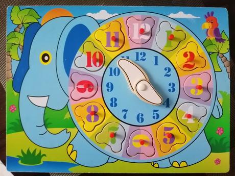 Drevené vkladačky hodiny, 