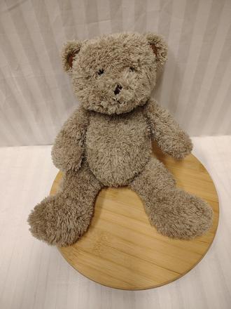 Plyšový sivo hnedý medveď, bertie, 35 cm, 