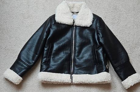 Huňatá kožená bunda, reserved,152