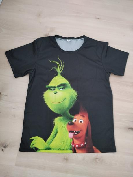 Tricko grinch mam s/m a m/l,