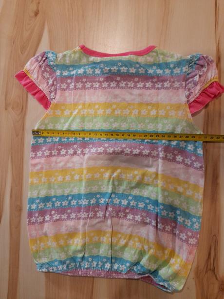 Tričko s volánikovými rukávmi, topolino,104