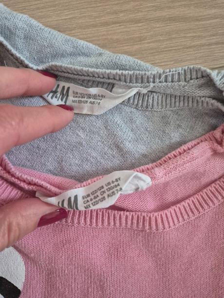 2x pulovrik hm, h&m,122