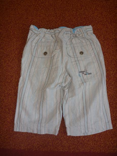 Pásikavé kraťasy, h&m,116