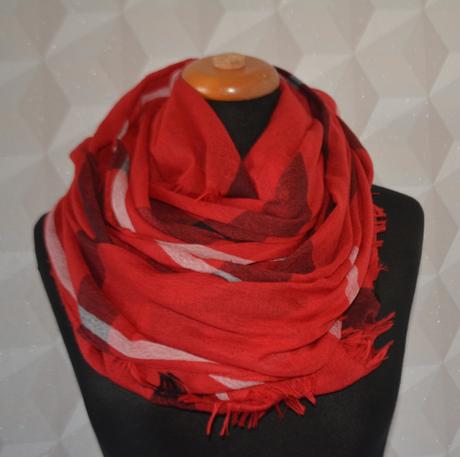 Kockovaný šál, xxl