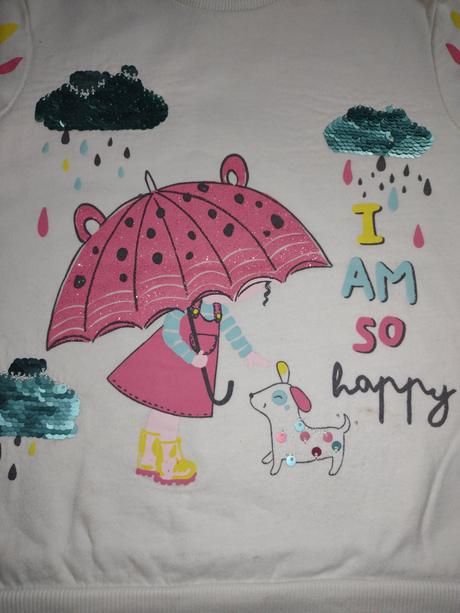 Biela mikina 92/98, pepco,98