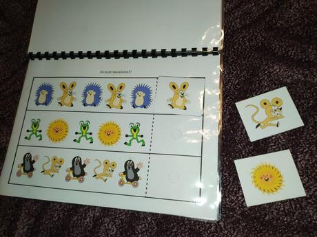 Edukačný zošit učíme sa odmala s krtkom,