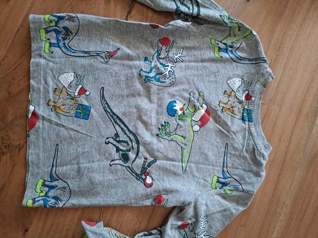 Šedé tričko s dinami, f&f,98