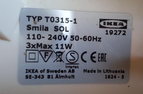 Stropné svietidlo slniečko.ikea.,