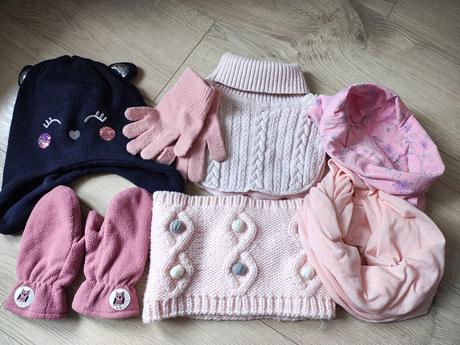 Zimný balík nakrčniky, rukavice, čiapka, 104