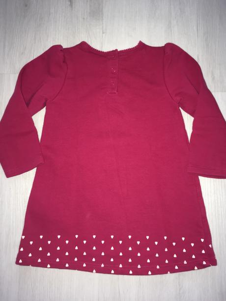 Teplakove saty cyklamenove, lupilu,86