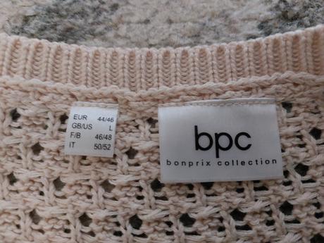 Top háčkovaného štýlu, bonprix,44