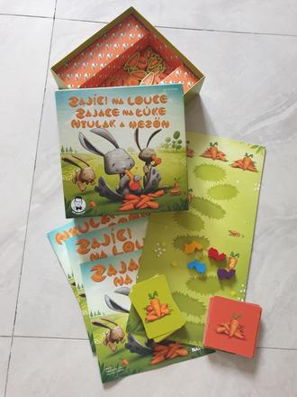 Trefl zajace na lúke spoločenská hra,