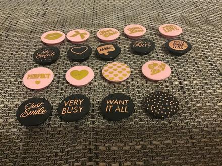 Magnety - priemer 3 cm,