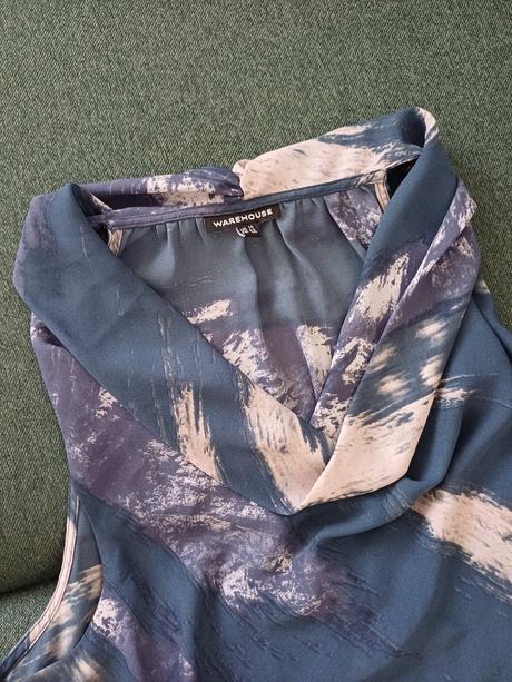 Modro-biela bluzka/tielko, warehouse,40