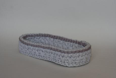 Háčkovaný košík, 